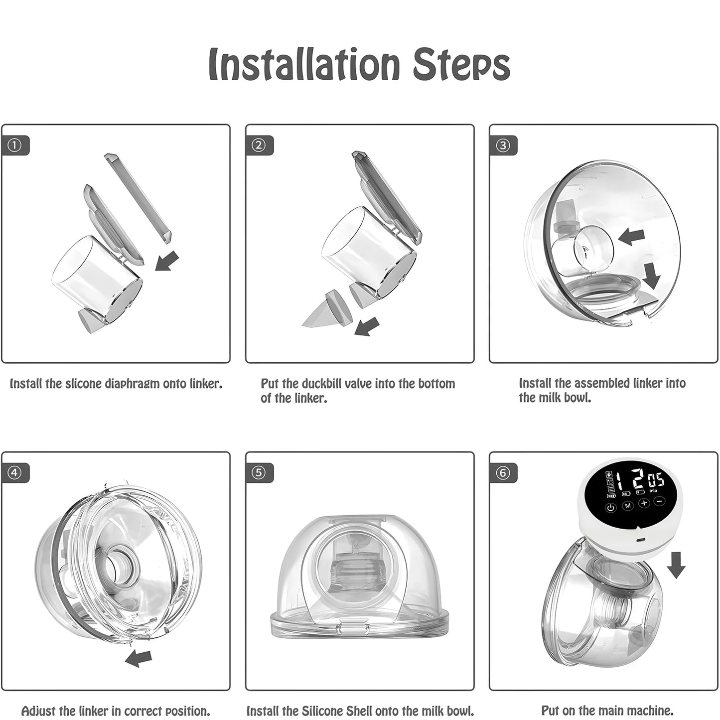 Wearable Electric Breast Pump
