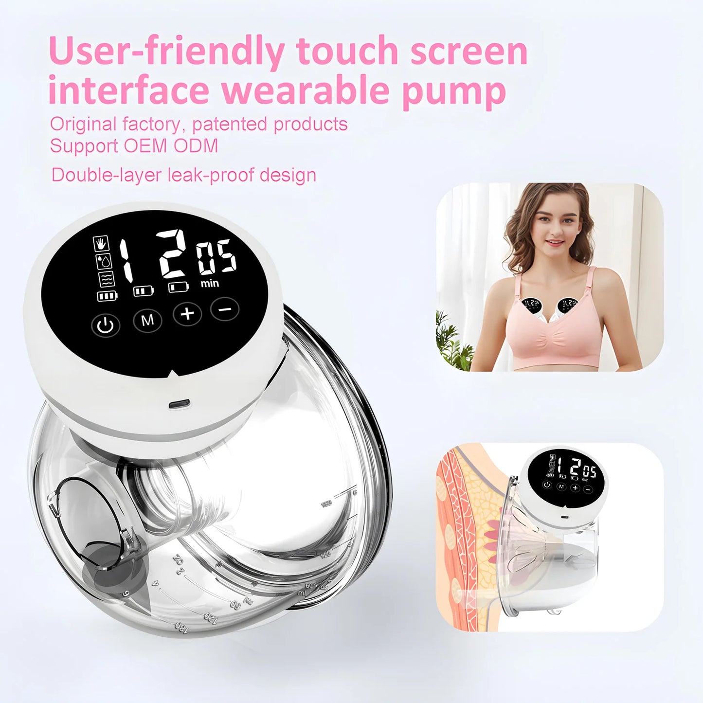 Wearable Electric Breast Pump