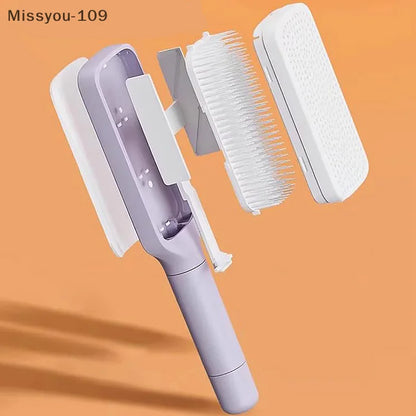 Self-Cleaning Scalp Brush