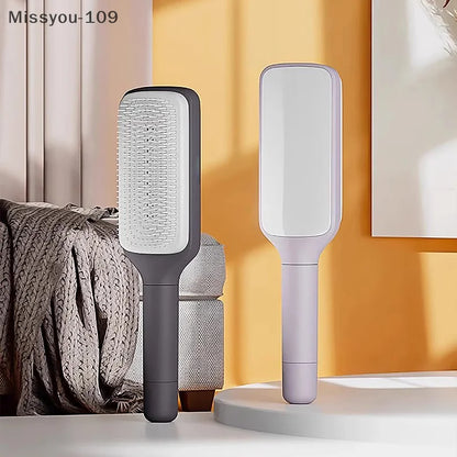 Self-Cleaning Scalp Brush