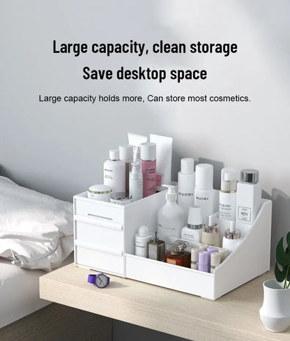 White Drawer Makeup Storage Box