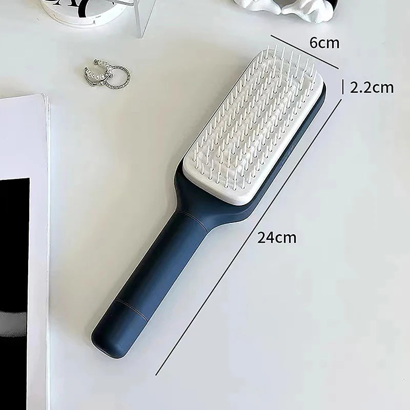 Self-Cleaning Scalp Brush