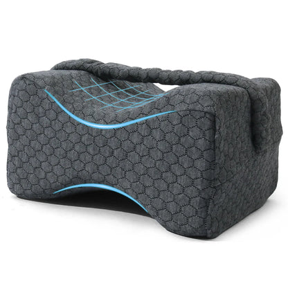 Knee Pillow for Side Sleepers with Adjustable Straps