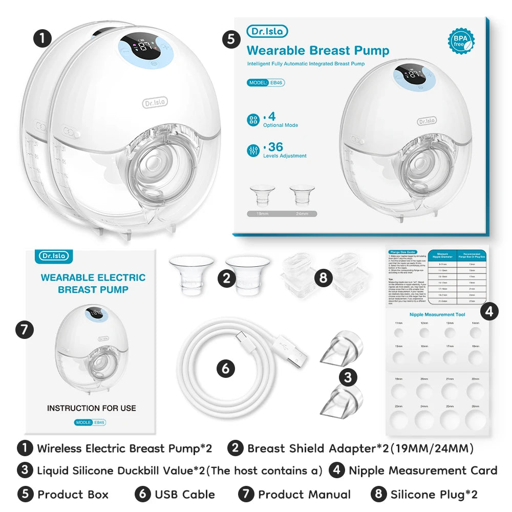 Wearable Electric Breast Pump