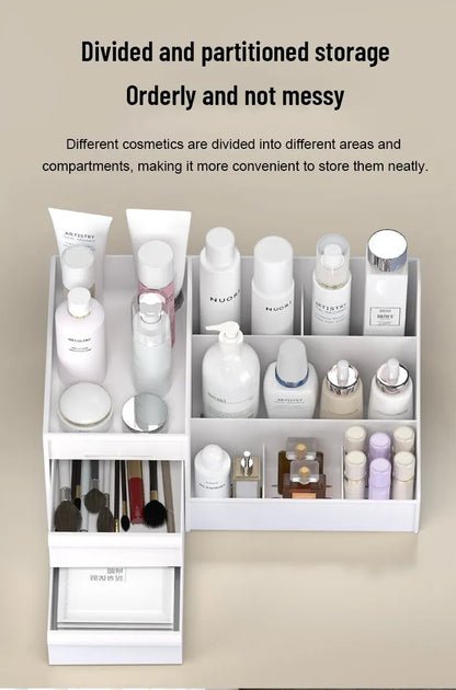 White Drawer Makeup Storage Box