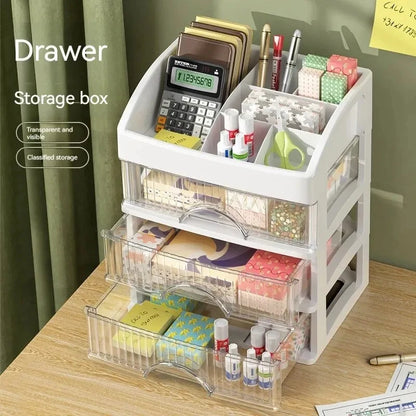 Elegant Multi-Layer Makeup & Jewelry Storage Box