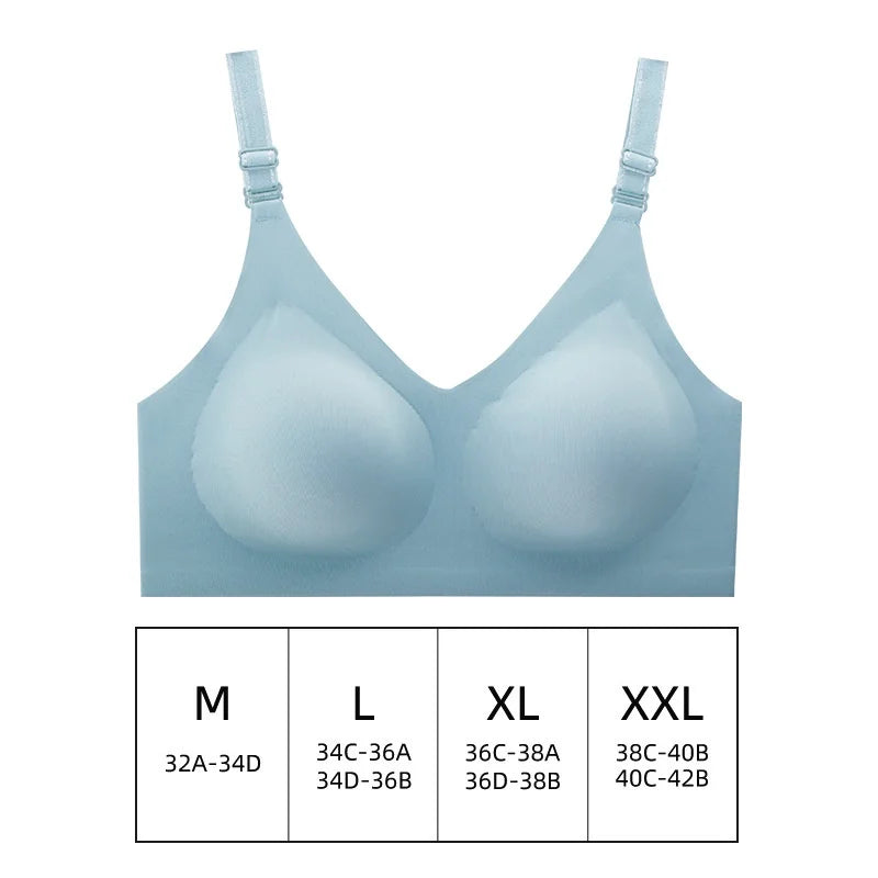 Women’s Seamless Jelly Color Bra