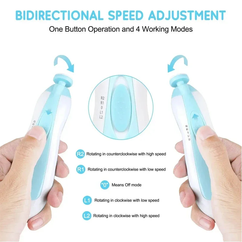 Multifunctional Electric Baby Nail Trimmer