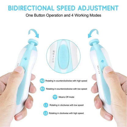 Multifunctional Electric Baby Nail Trimmer