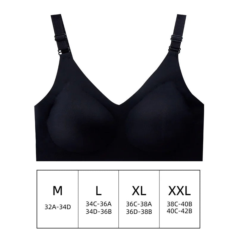 Women’s Seamless Jelly Color Bra