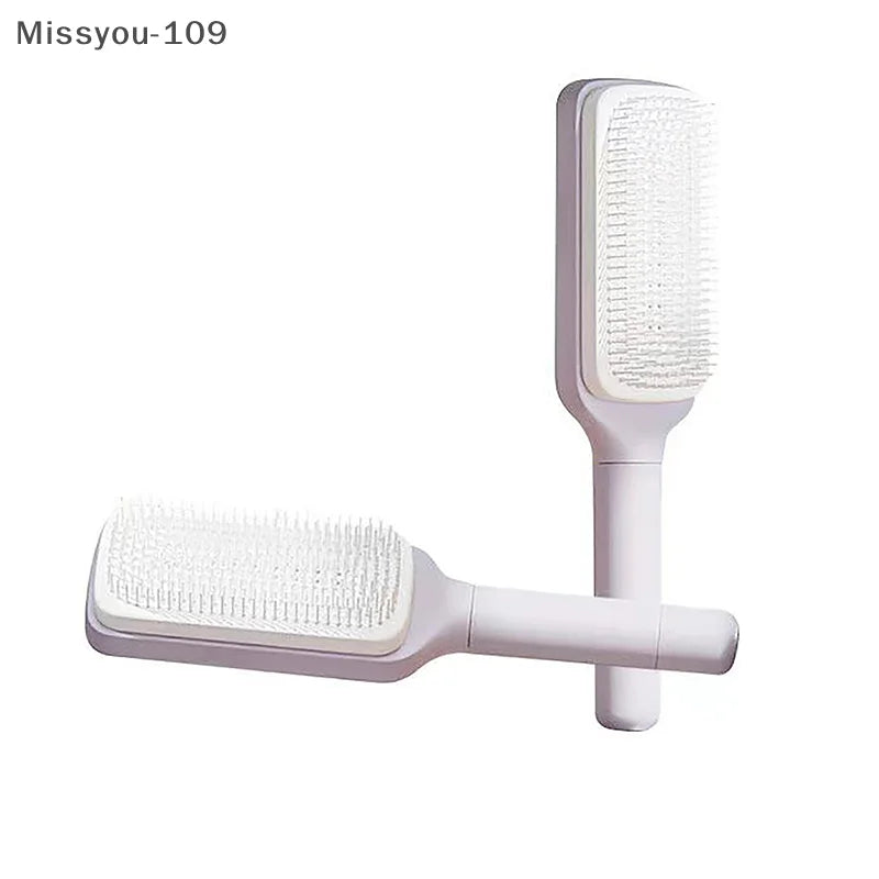 Self-Cleaning Scalp Brush