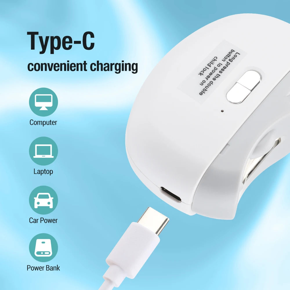 Electric Nail Clipper Polisher