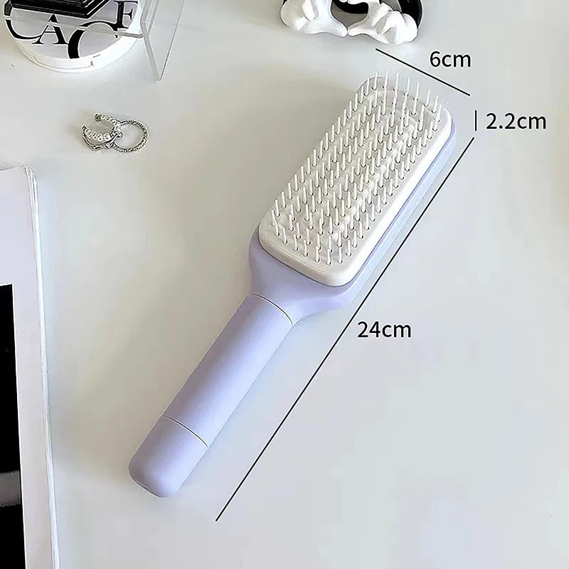 Self-Cleaning Scalp Brush