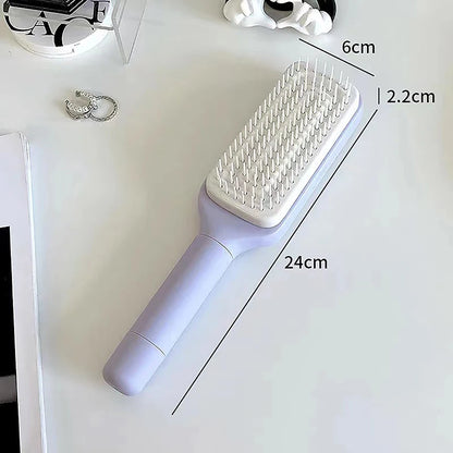 Self-Cleaning Scalp Brush