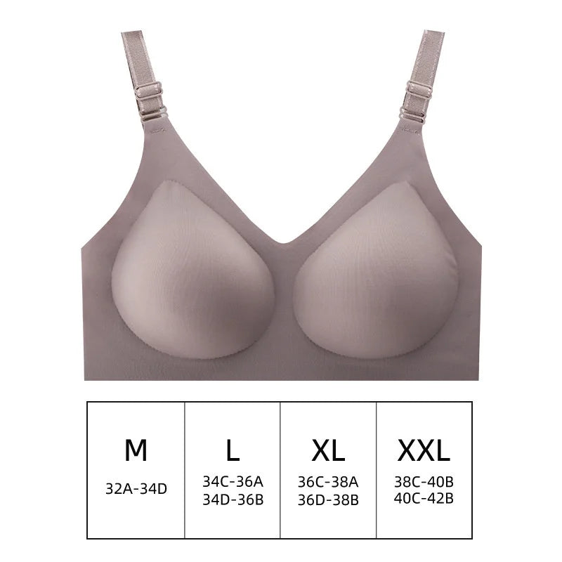 Women’s Seamless Jelly Color Bra