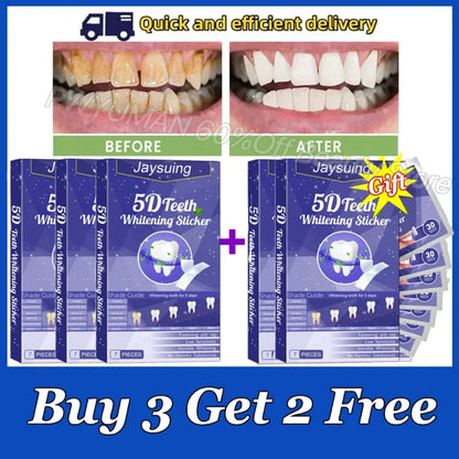 5D Teeth Whitening Strips