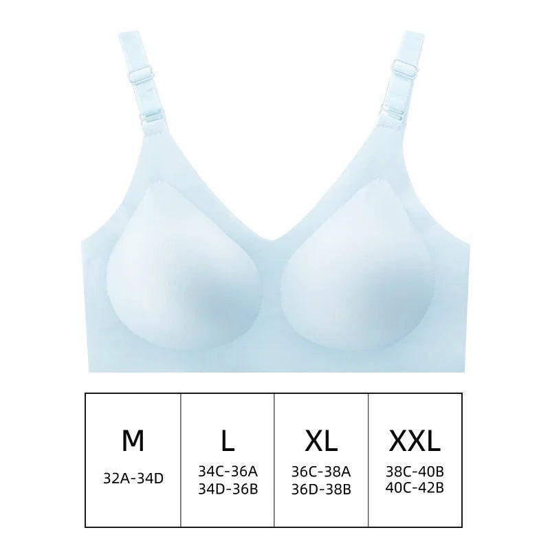 Women’s Seamless Jelly Color Bra